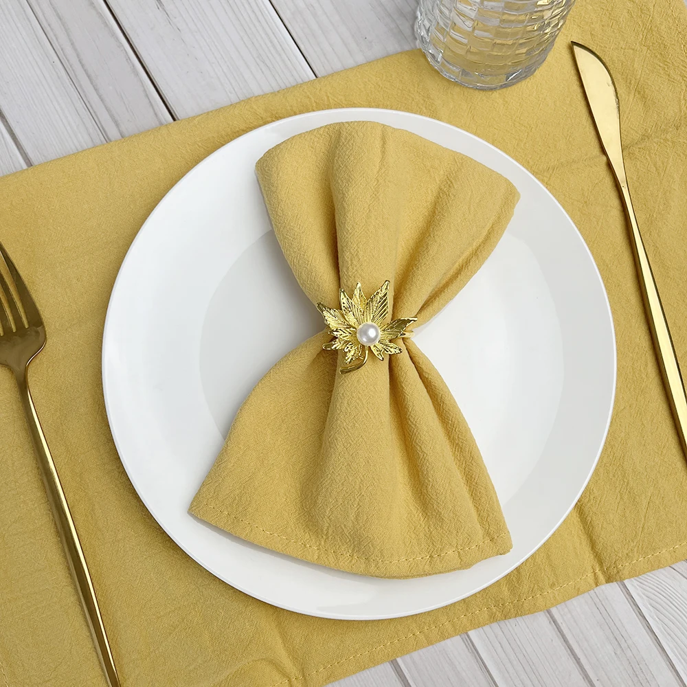 Set of 6 Cotton Cloth Napkins 30x45cm Christmas New Year Decor Fabric Serviette Kitchen Tea Towel Home Wedding Table Decoration cotton napkins