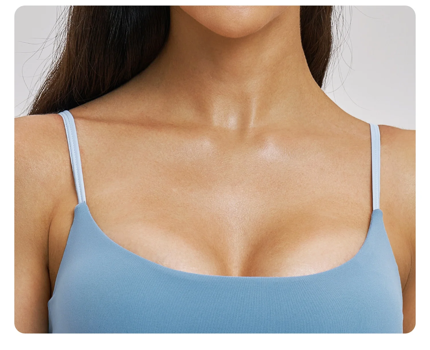 Women Sports Bra False Two-piece Push-up Shockproof Running Bra_voghion.com