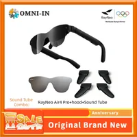 RayNeo Air 4 Pro smart AR glasses, 1200 Nits brightness,135-inch HD viewing,  4 speakers, immersive audio, HDR10