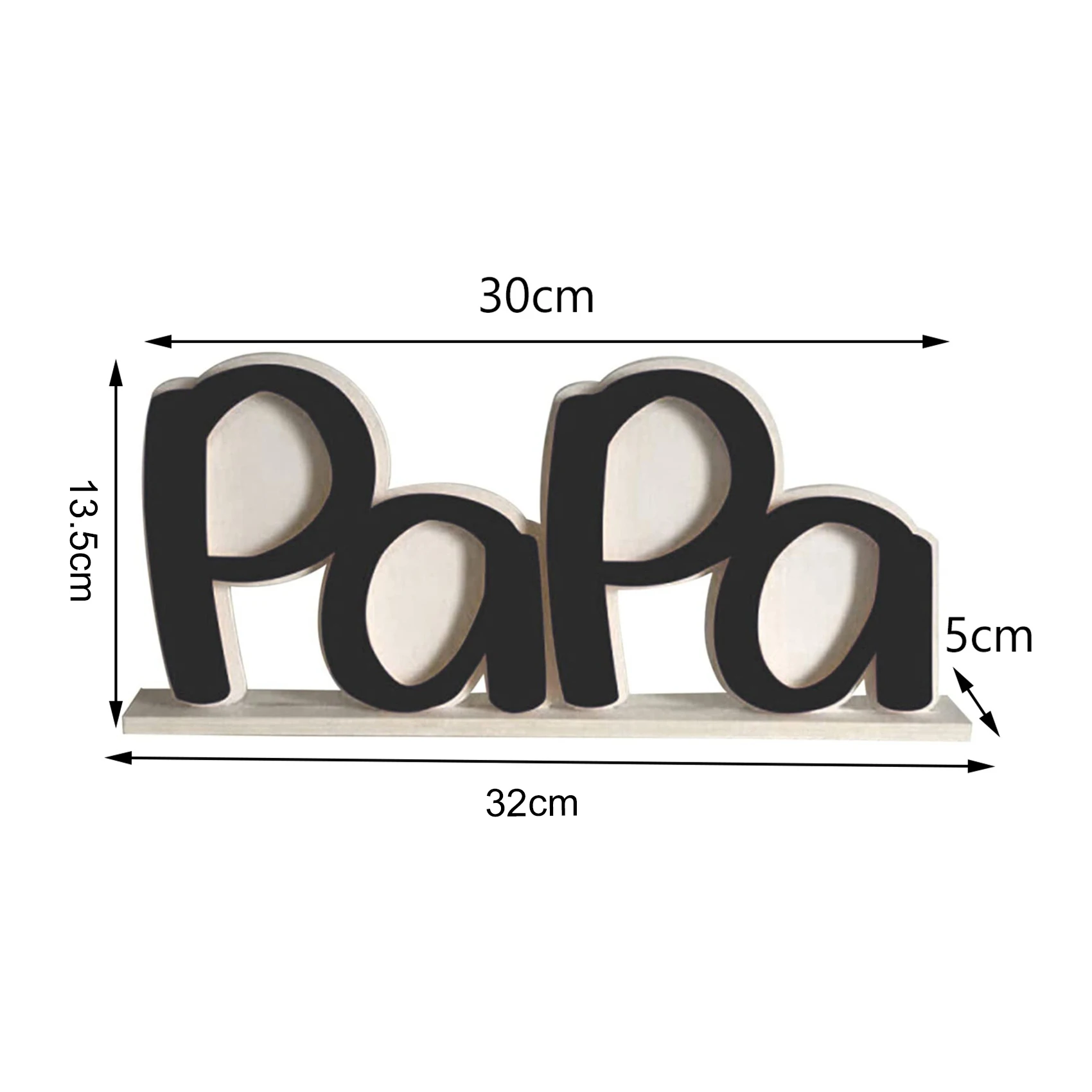 Father's Day PaPa Picture Frame,Dad Gifts From Daughter,Dad Birthday Gifts, Dad Photo Holder, Father's Day Gift -Black 4