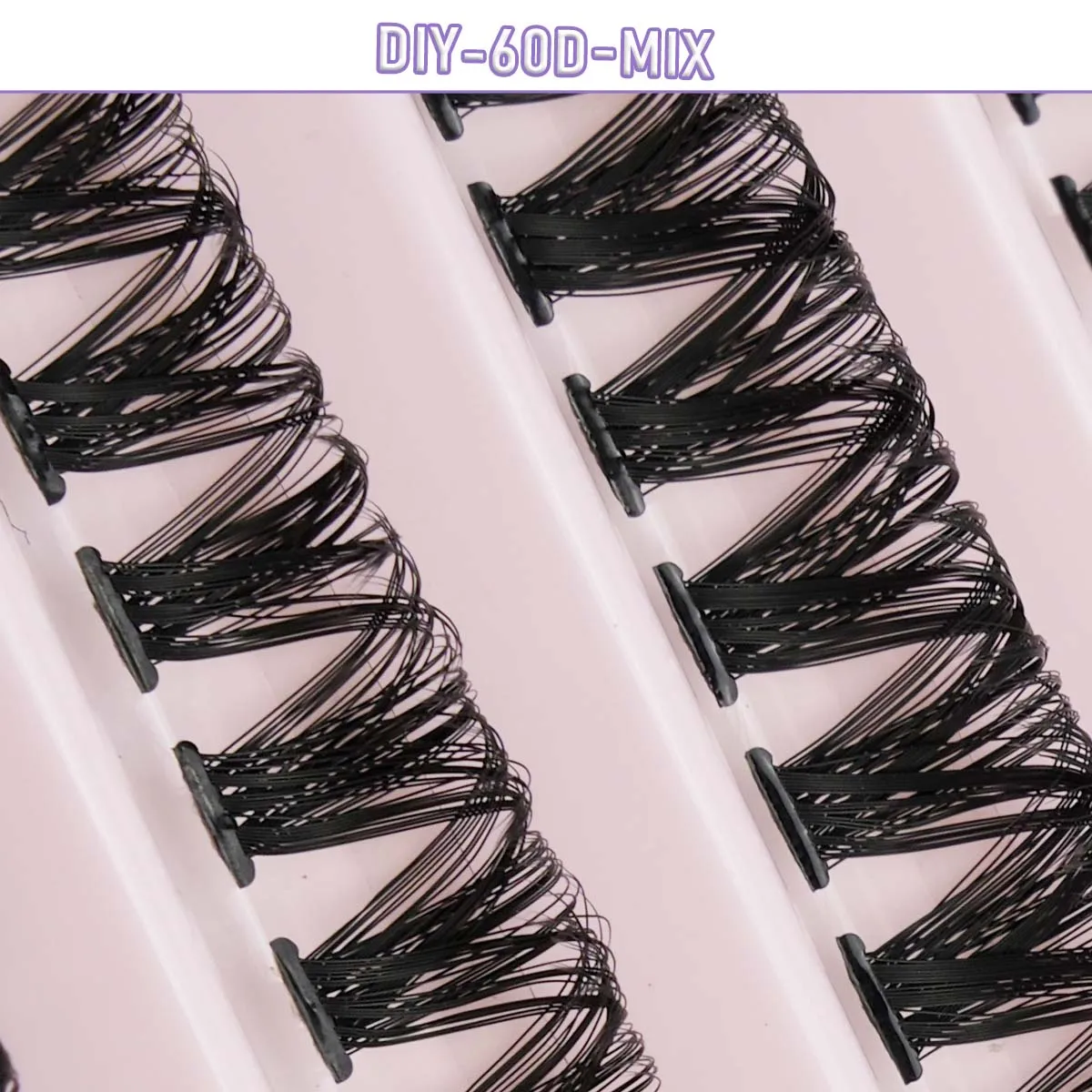 200 Bundles DIY Cluster Falsche Wimpern Set Mix Wimpernverlängerung Set Natürlich Dick 8D/120D 10 Reihen Einzelne Wimpern Make-up – Detail 7