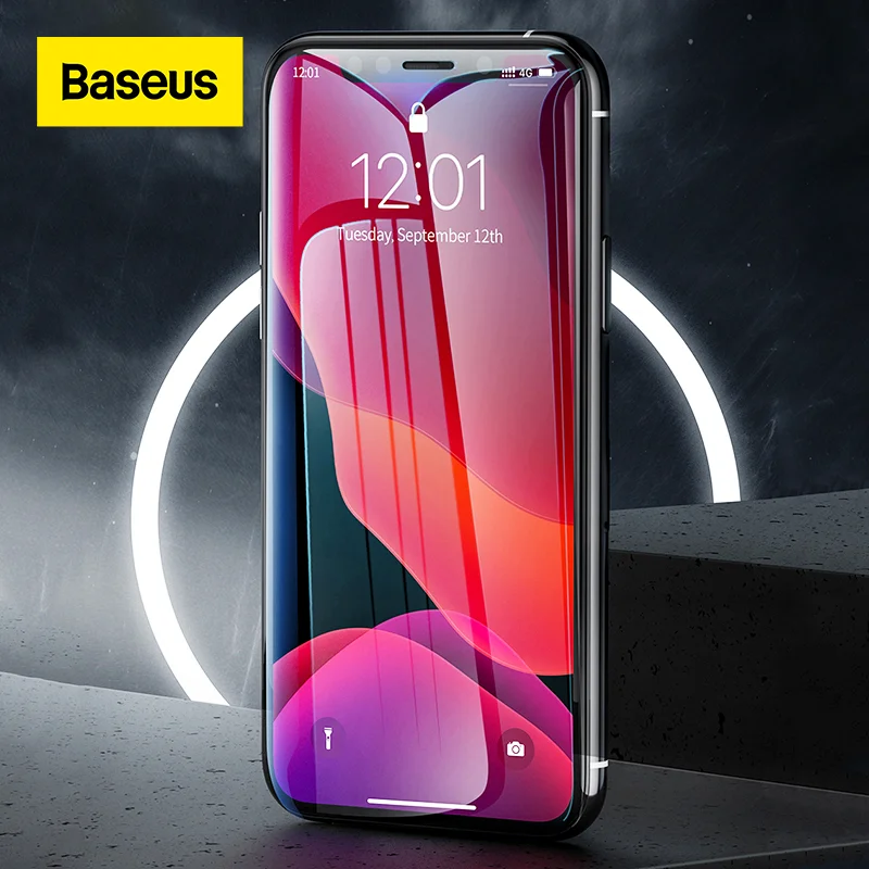 mobile tempered glass Baseus 2 Cái 0.3Mm Bảo Vệ Màn Hình Trong Cho iPhone 13 12 11 Pro Xs Max X Kính Cường Lực Bảo Vệ Màn Hình cho iPhone 12 Pro Max Kính phone screen protectors