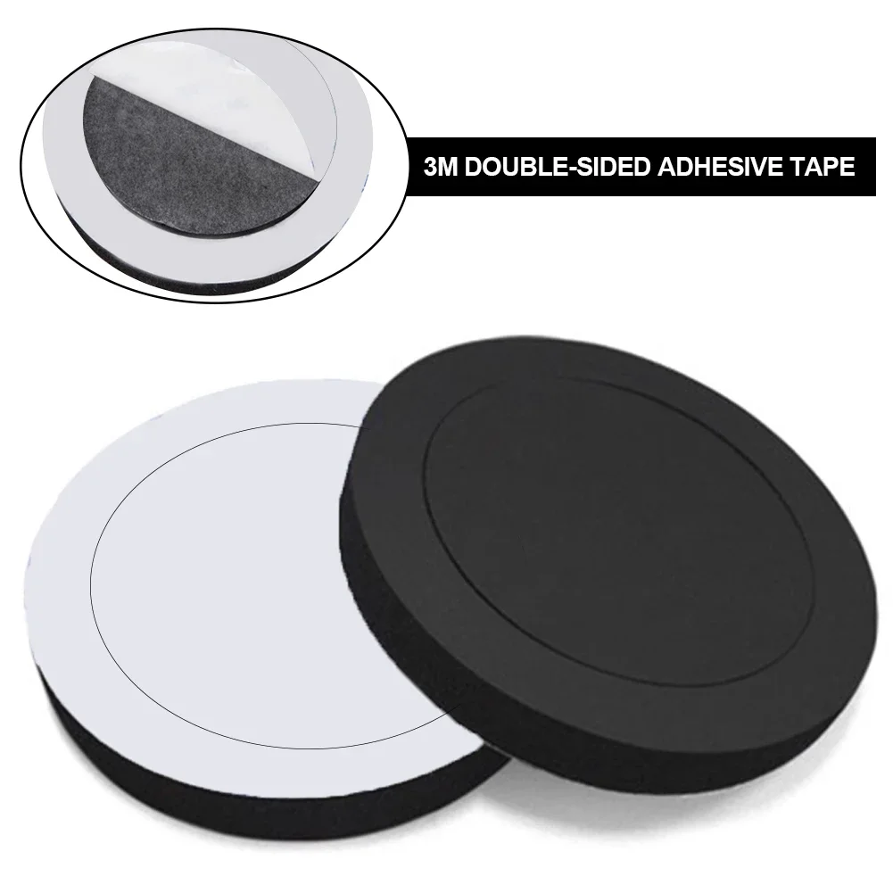 6.5" Car Door Soundproof Cotton Speaker Bass Ring Foam Woofer Pad Noise Sound Insulation Ring Car Accessories Interior 4pcs