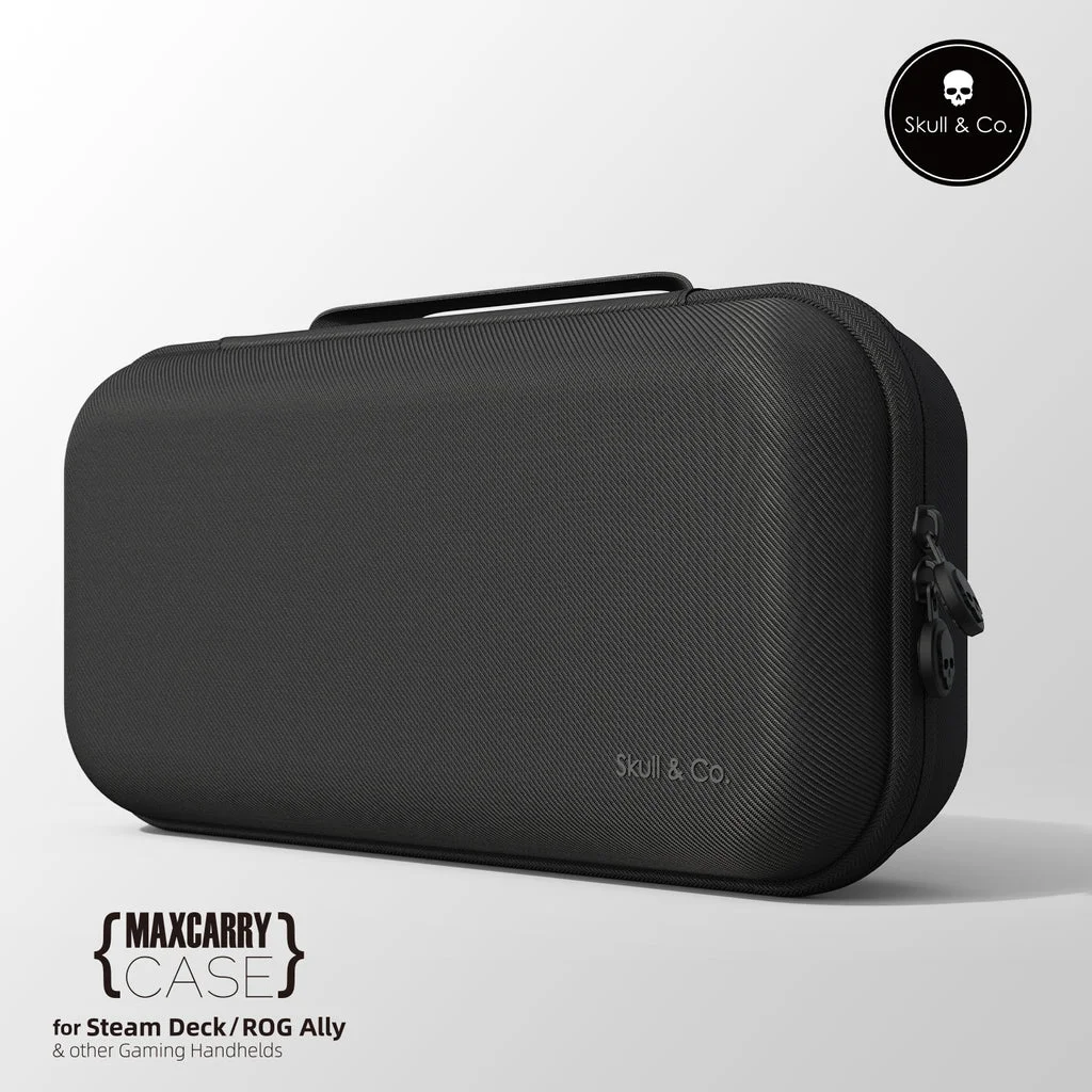 Skull & Co.-maxcarry Case para Steam Deck Bolsa de Transporte Viagem Protetora Bolsa de Armazenamento para Rog e Outros Jogos Portátil