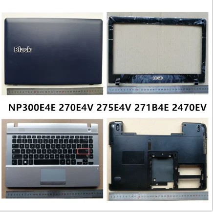 

New laptop for Samsung NP300E4E 270E4V 275E4V 271B4E 2470ev np270e4e Top case lcd back cover / lcd front bezel frame/keyboard