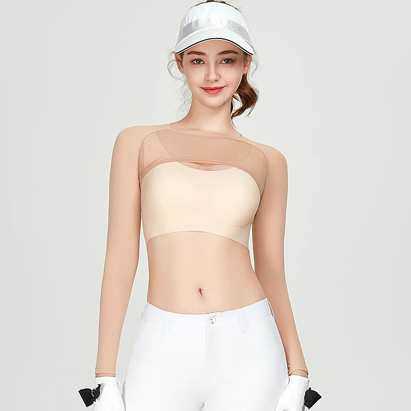 MG Summer Golf Ladies Long-sleeved Cooling Shirts With women golf polo shirt
