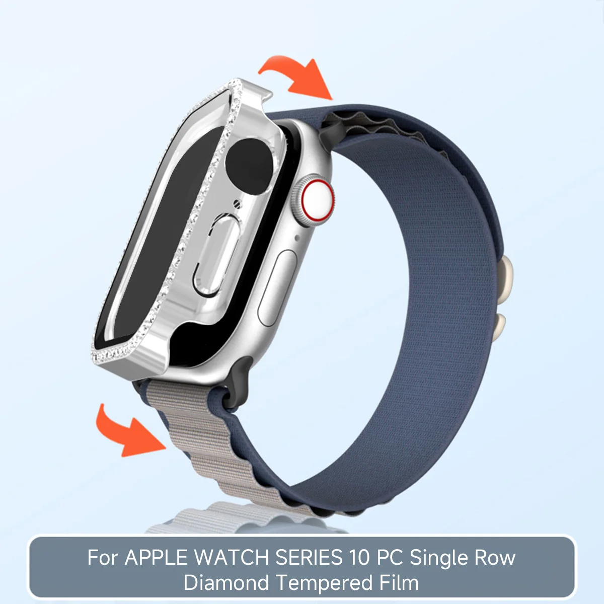 Elegant Rhinestone Diamond Protective Case for Women’s Apple Watch
