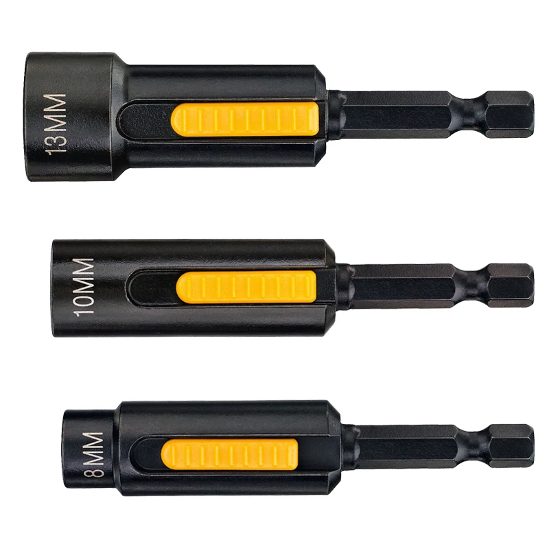 DEWALT DT7430/DT7440/DT7450 Socket Wrench Magnetic 8MM/10MM/13MM Cleanable Hexagonal Nut Driver 1/4" Tool Accessories