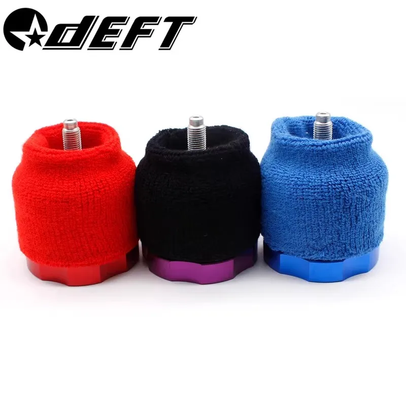 DEFT1pair(2pcs) Red/Black/Blue Car Styling Reservoir Brake Clutch Oil Tank Cover Cap Sock For Universal