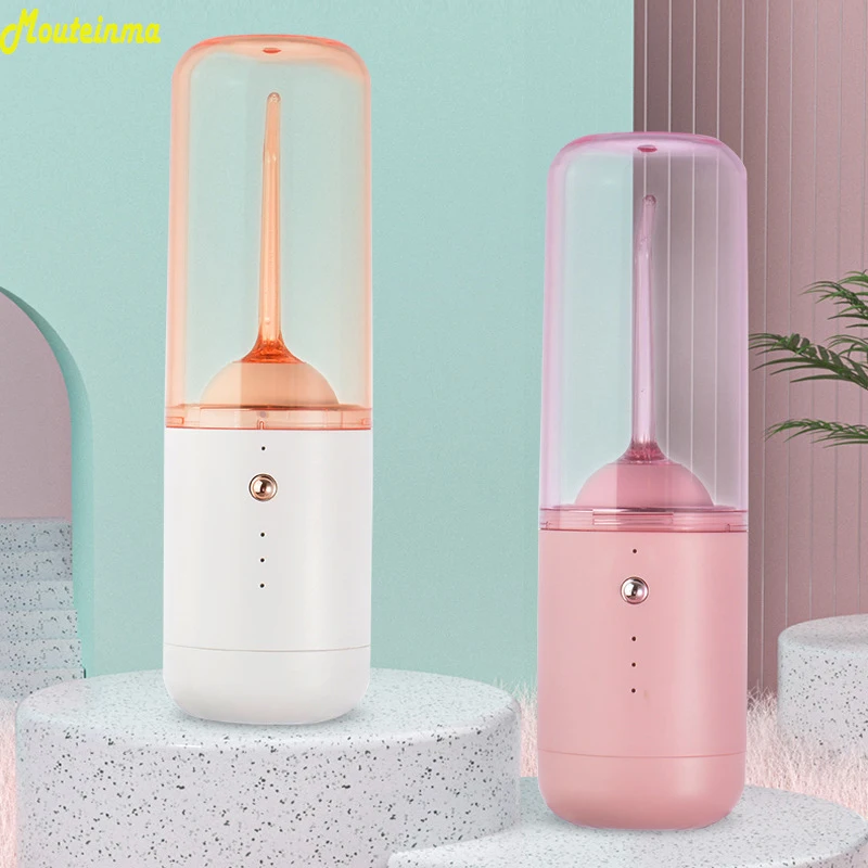 Portable Oral Irrigator with Visible LED Lights Orthodontic Tooth Cleaner High Frequency Stable Dental Water Jet Smart AutoTimer |