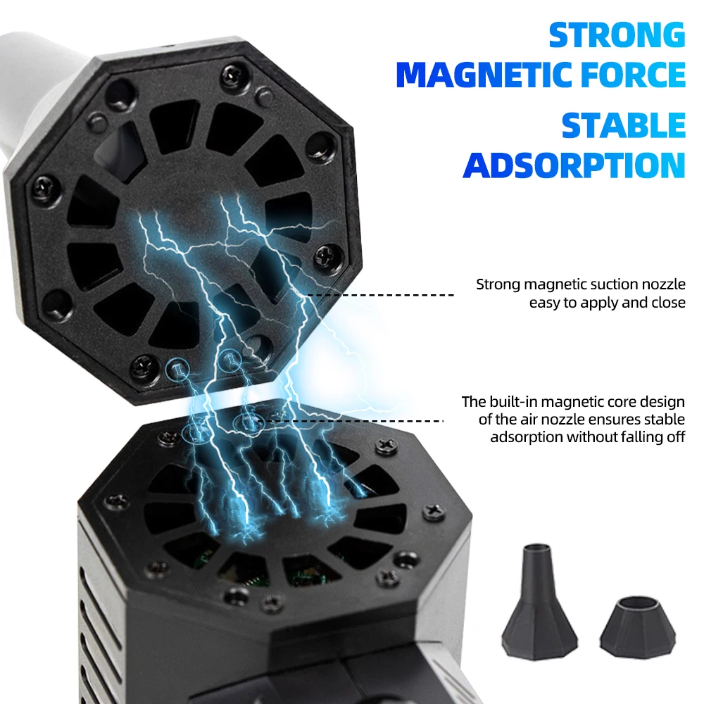 Jet Dry Mini Blower 2024 Upgraded Model 2 in 1 Violent Fan Vacuum Cleaner Portable Mini Hand Powerful Jet Blower 6