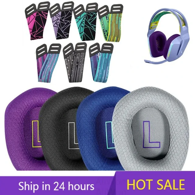 g733 earpads Replacement Earphone Earpads Covers for Logitech G733 Headphones Ear pads Headband g733 Ear Pad Cushion Accessories