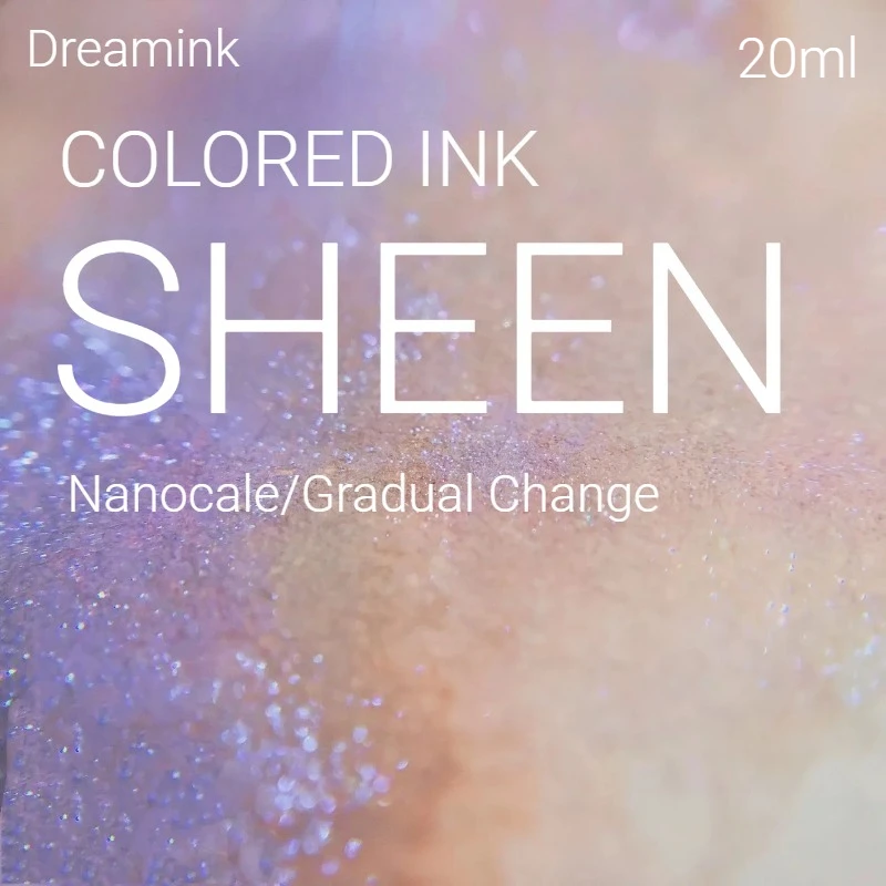 Dreamink 60 색상 쉰 만년필 잉크 20ml 비탄소 유리 딥펜용 JINHAO Hongdian 문구 학교 미술 용품