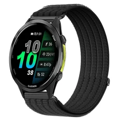 Versatile Nylon Watch Strap - Available in Multiple Sizes - 22mm width (Black)