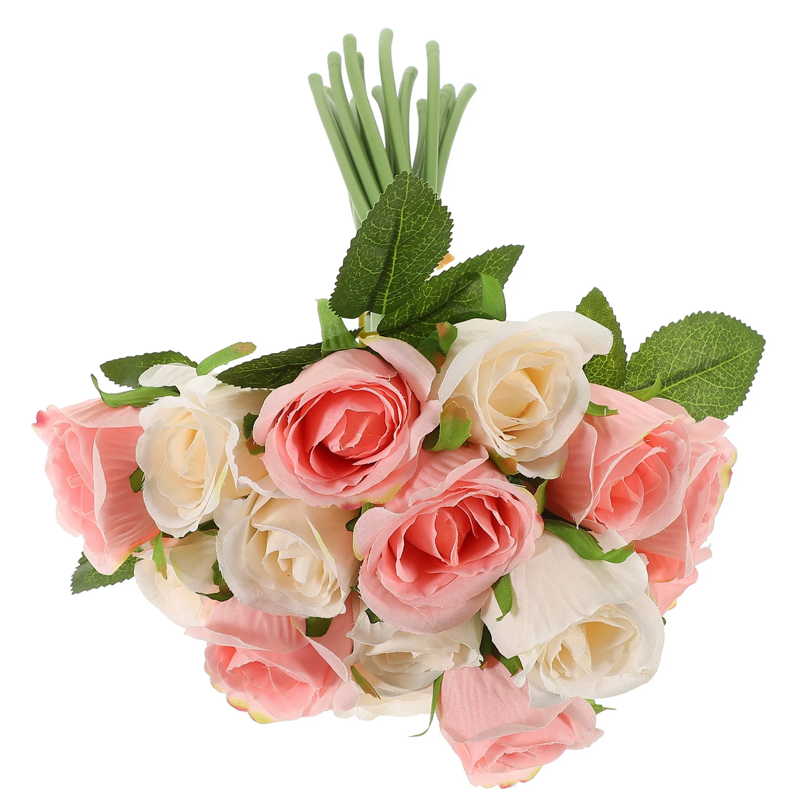 

18pcs Artificial Flower Bouquet Fake Rose Decoration Wedding Decoration Bride Bouquet