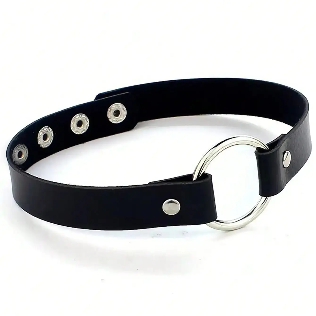Elegant Gothic Leather Choker Necklace