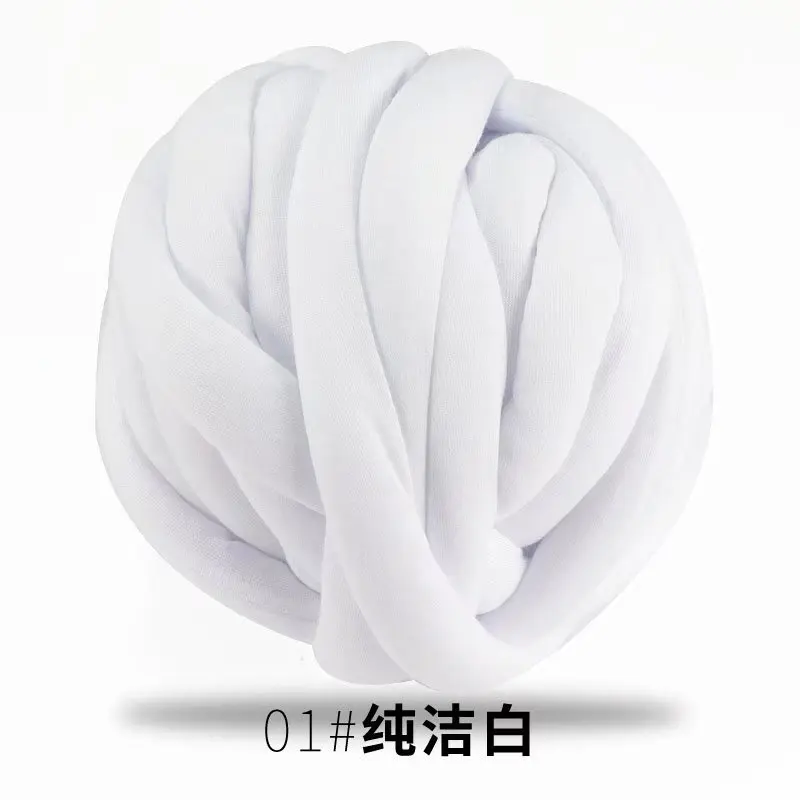 250g 2cm Super Chunky Yarn Thick Bulky Giant Thread White For Hand Knitting Bag Hat  Diy Coarse Velvet Soft Big Blanket Carpet 6