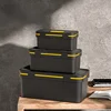 Deli 14/17 Inch Black Carrying Case Storage Durable Organizer Tools Packaging Box Multifunction Electrician Portable Tool Boxes 3