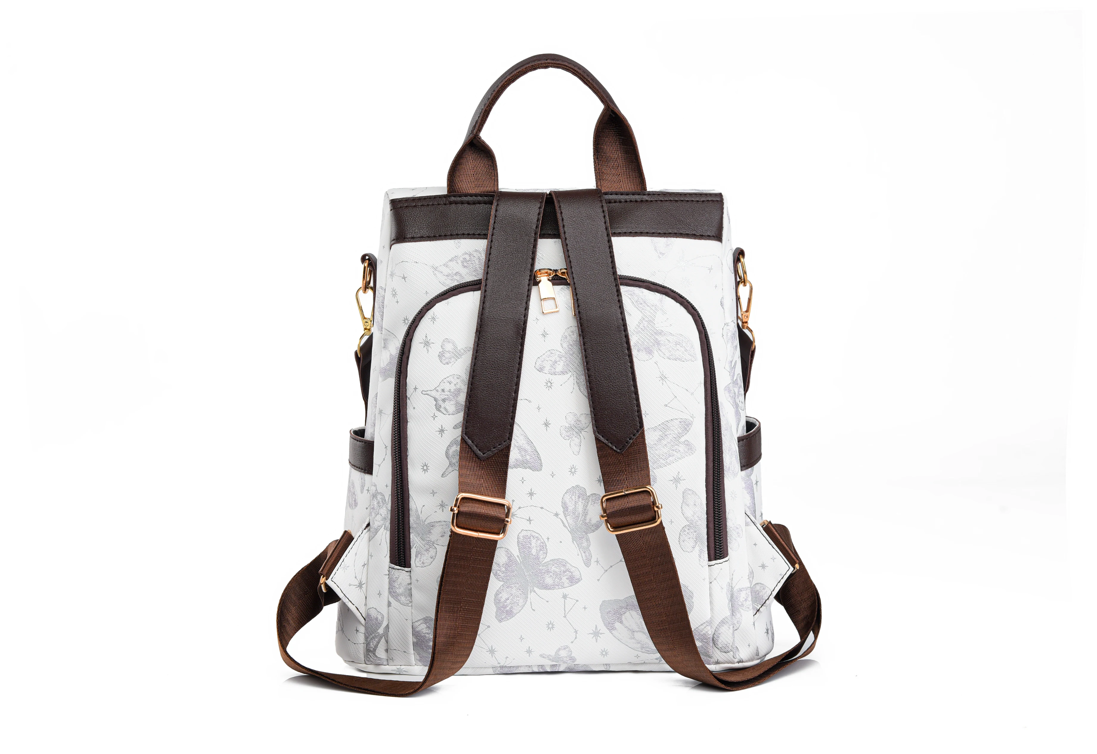 Backpack Women New Printed Fashion Women Anti-theft Backpack PU Lightweight All-in-one Shoulder Bag Women 4
