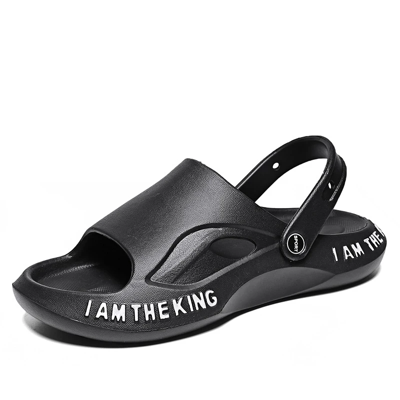 New Fashion Casual Men's Sandals Summer One Foot On Beach Shoes Men's