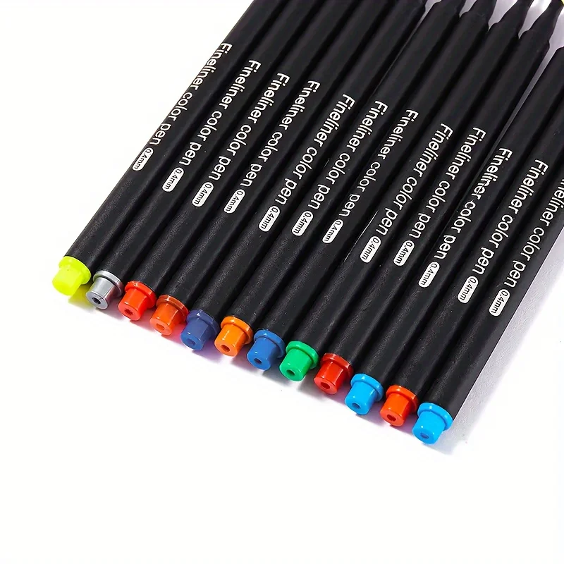 Art Marker Pens 12/24/36/48 Art Colored Pens Fine Point Markers Fine Tip Drawing Pens Fineliner Pen Journaling Writing Note Art Office