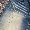 men ripped leather patch distressed mx1 indigo jeans 3