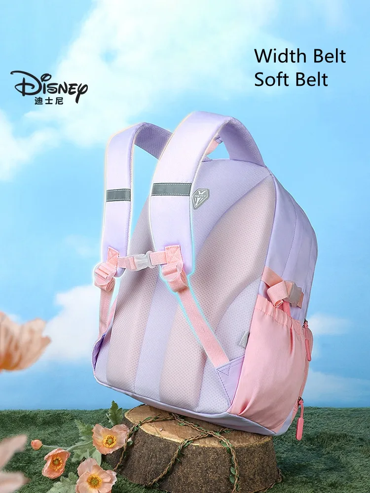 Disney Frozen Leisure School Bags For Girls Primary Middle Student Shoulder Orthopedic Backpack Grade 2-6 Large Capacity Mochila