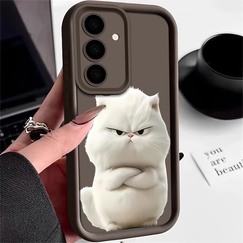 Vibrant Yellow Cat Phone Case with Ultra Lens Protection