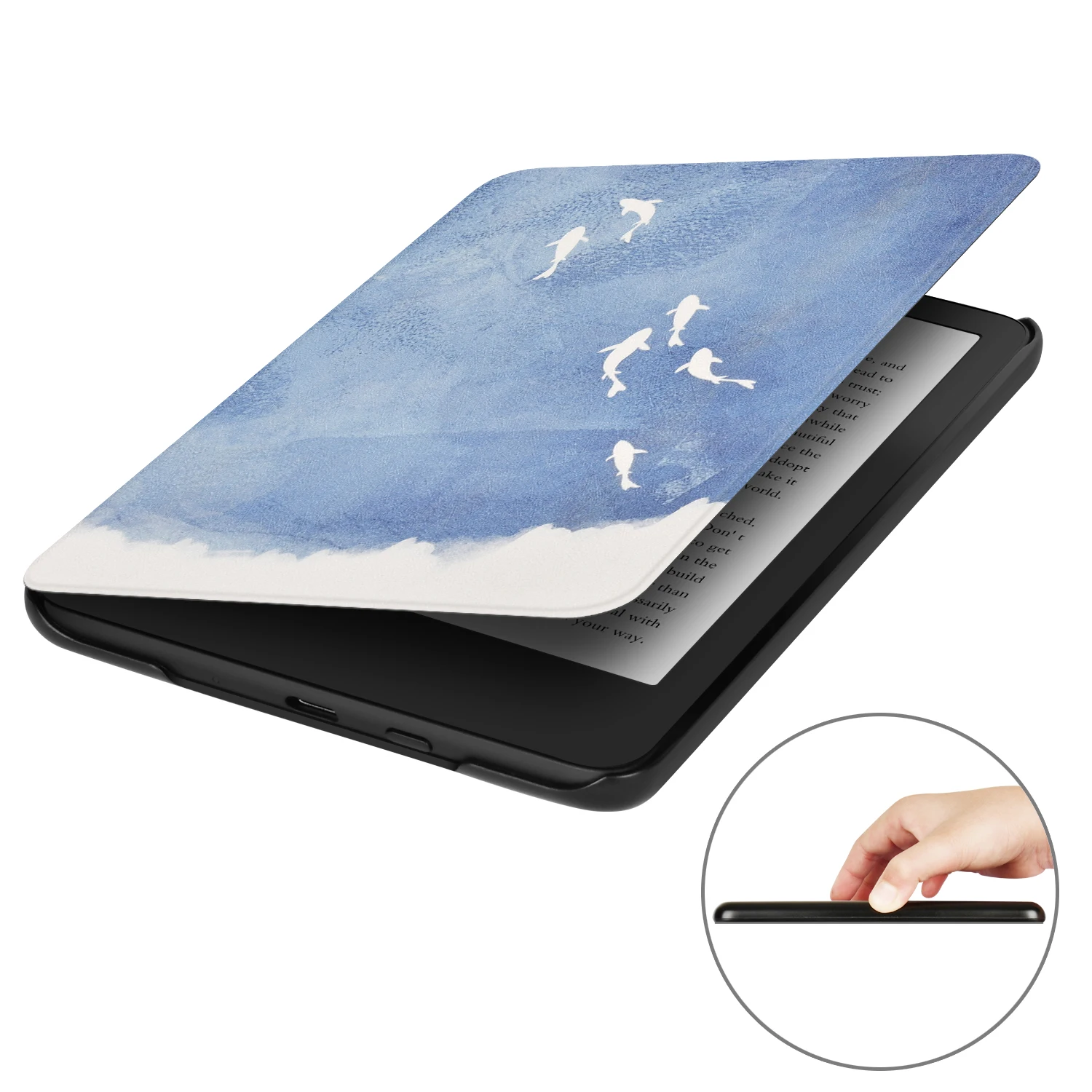 Painted Case for Kindle Paperwhite 10th Smart Cover for Kindle