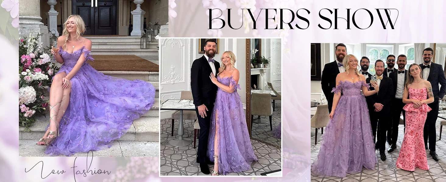 3D-Schmetterlings-Ballkleider für Teenager 2025, formelle Abendkleider