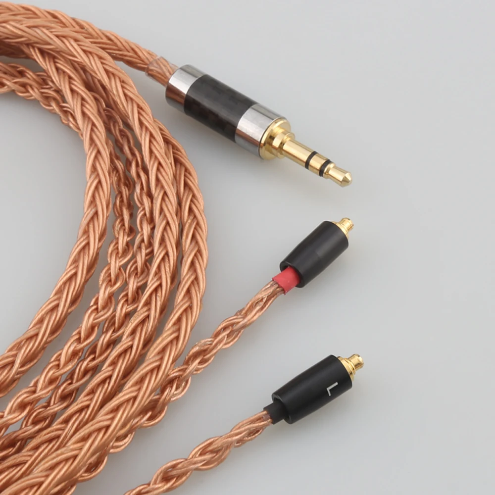 HiFi XLR 4.4mm 2.5mm 3.5mm Balanced 16 Core 99% 7N OCC Earphone Cable For AKG N5005 N30 N40 MMCX Sennheiser IE300 IE900