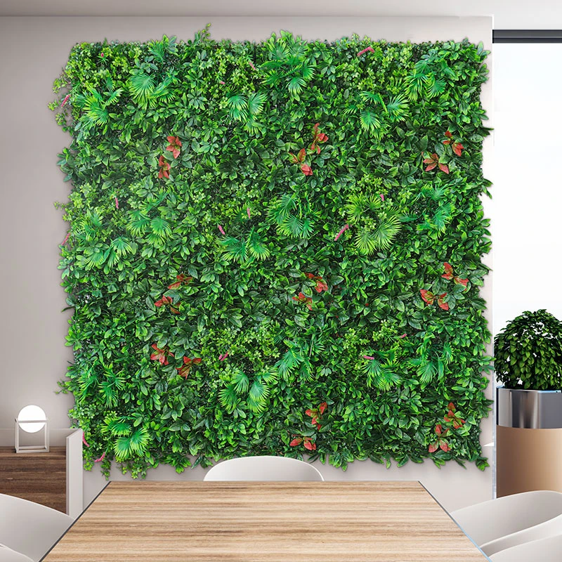 Plastic Home Decoration Accessories Wall Garden Artificial Plants