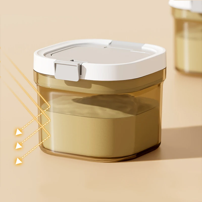 Moisture proof sealed milk powder can Portable milk powder storage tank Baby Rice noodles storage tank
