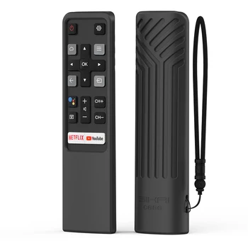 Sika 실리콘 보호 케이스 원격 제어 커버 TCL TV RC802V FNR1 음성 스마트 TV 원격 케이스, 40S334 50S434 65P8S