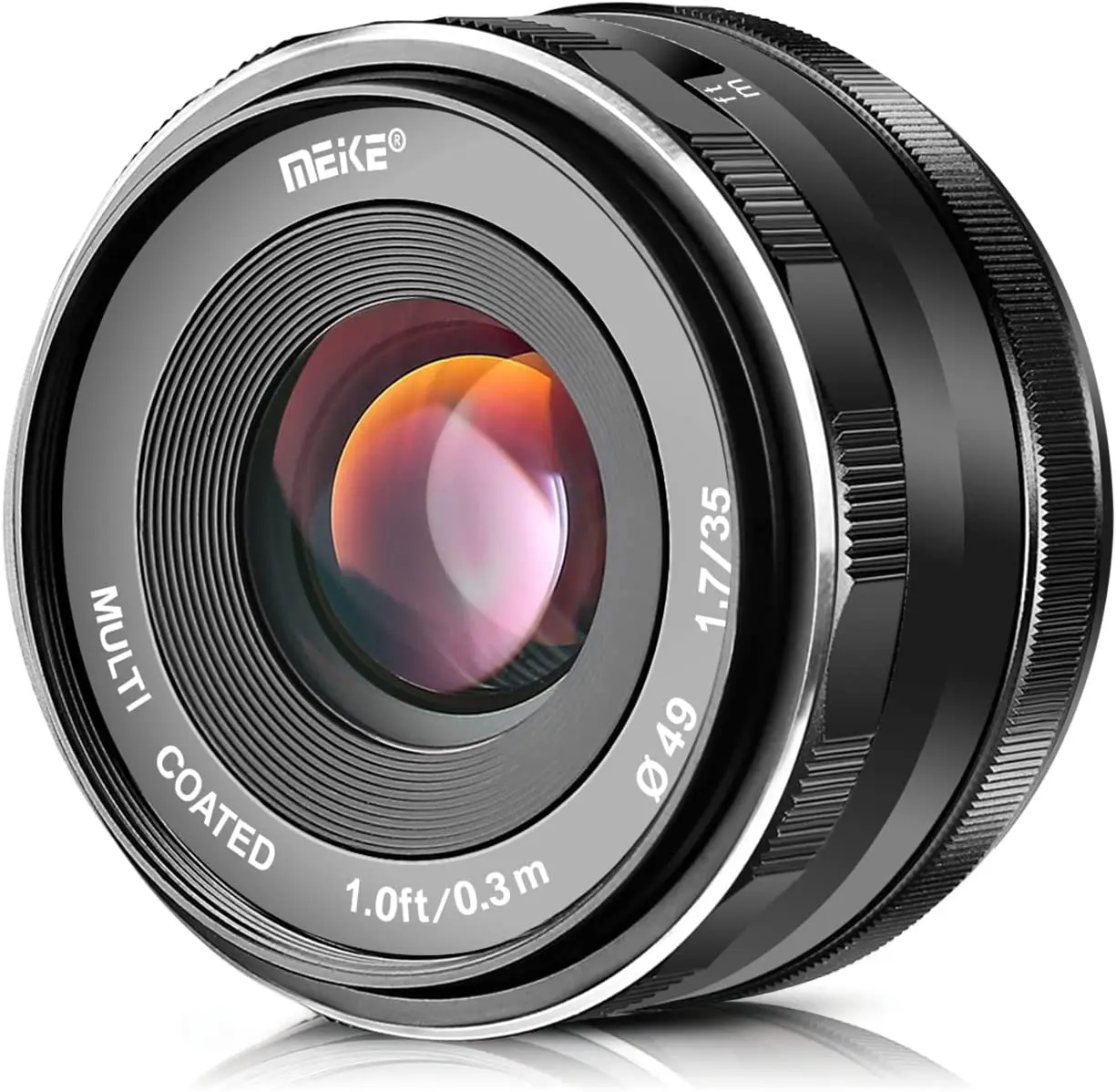 Фото Широкоугольный ручной фокусный объектив Meike 35 мм f1.7 APS-C для камер Canon M1 M2 M3 M5 M6 M10 M50 M100 M200 №3