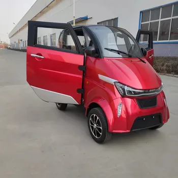City Use For 3 4 Passengers Four Wheel Enclosed Electric Cars Cheap Small Car EEC Wholesale