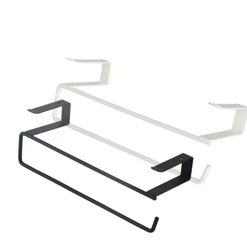 새로운 다기능 주방 스토리지 도구 화이트 블랙 화장실 선반 종이 롤 랙 미니멀리스트 스타일 홈 주최자 티슈 행거