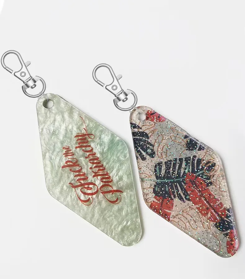 

Bulk Custom key chain accessories Plastic Hotel Keychain Logo with Key Ring Hotel Blank Key Tags