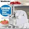 Winholder 3000W Grinder Machine For Kitchen Meat Grinder Food Processors Multifunctional Electric Grinder Stainless Steel White 1