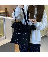 Sac à bandoulière en mousseline de soie pour femmes, sac à main de grande capacité en maille féerique, sac de transport, fourre-tout de Style coréen 2