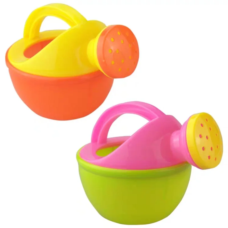 1PCS Baby Bath Toy Colorful Plastic Watering Can Watering Pot Beach Toy Play Sand Shower Bath Toy for Children Kids Gift 2