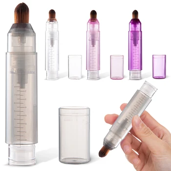 Pettine per massaggiatore con guida liquida Mini bottiglia per applicatore per pettine per radici Bottiglia per applicatore per oliatura dei capelli per l'accensione dell'olio del siero per la crescita dei capelli 1