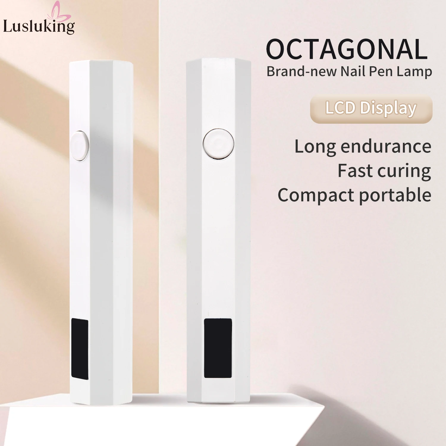 휴대용 LED UV 네일 램프, 충전식 미니 UV 라이트, 젤 네일 빠른 건조, 여행 및 가정용 컴팩트 네일 아트 도구