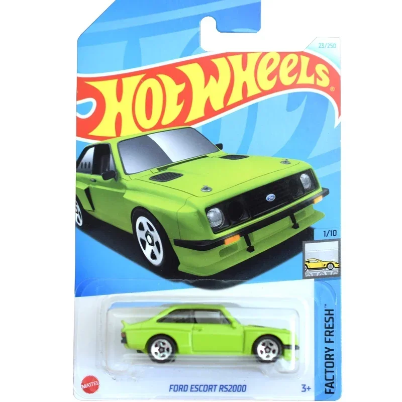 2024 Original Hot Wheels Car Ford Escort RS2000 Kids Toys