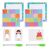 Double Change Of Clothing Battle Kids Dress Up House Matching Educational Toy DIY Change Clothes Puzzle Montessori Kids Girl Gam 4
