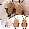 Cute Mini Cockroach Doll Soft Cute Couple Pendant Ugly Cute Little Cockroach Plush Toy Creative Bag Pendant Funny Keychain 18cm 6
