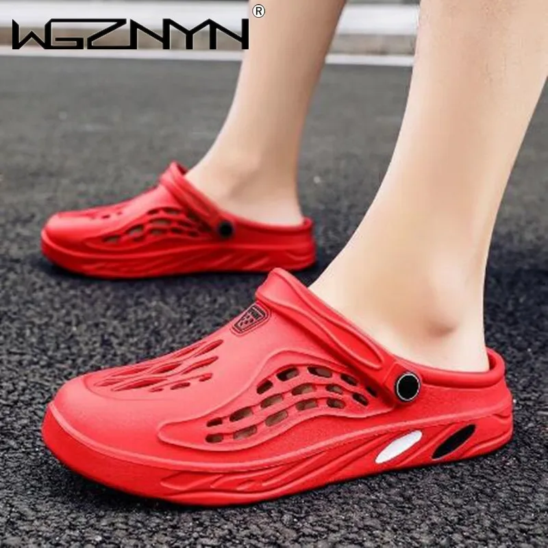 

Men Shoes Unisex Summer Hollow Slippers Fashion Outdoor Sneakers Breathable Casual Couple Beach Sandal Flip Flops Zapatos Hombre