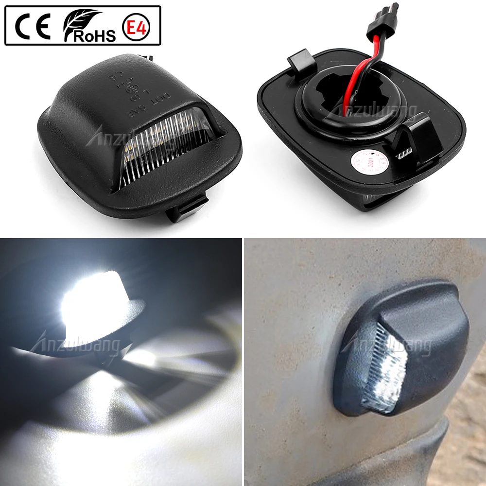 2x для Nissan Frontier Navara NP300 D22 1998-2004 Xterra Roniz WD22 1994-2004, светодиодная подсветка для автомобильного номерного знака