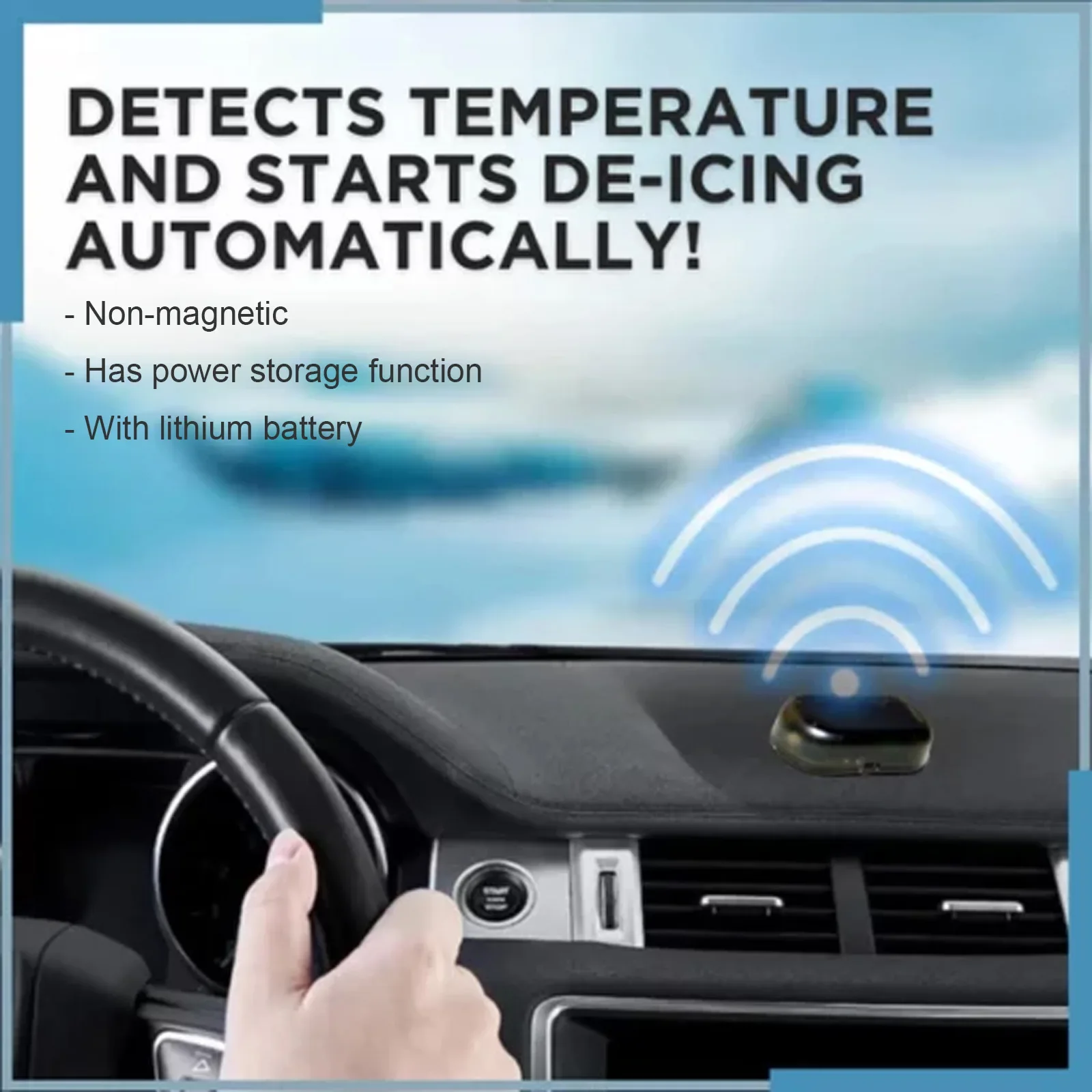 Antifreeze Car Instrument Car Windshield Snow Removal Window Glass Microwave Deicing Electromagnetic Interference Anti-ice