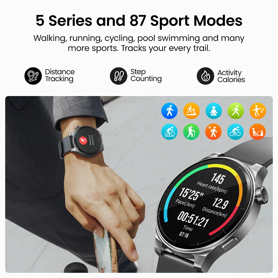TOZO S5 Smart Watch (Answer/Make Calls) description image 6